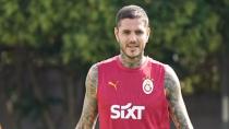 Mauro Icardi Fenerbahçe maçı öncesi sahalar döndü; ilk antrenmanına çıktı